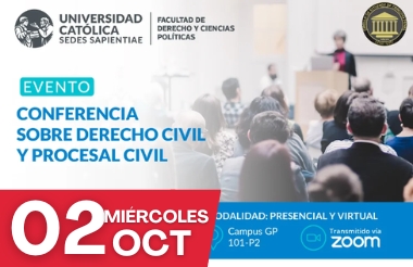 FDCP: CONFERENCIA: SOBRE DERECHO PENAL, PROCESAL PENAL y PROCESAL CIVIL