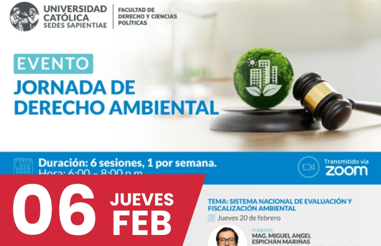 FDCP: JORNADA DE DERECHO AMBIENTAL