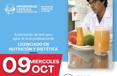 FCS: SUSTENTACIONES DE TESIS: MIÉRCOLES 09 OCTUBRE