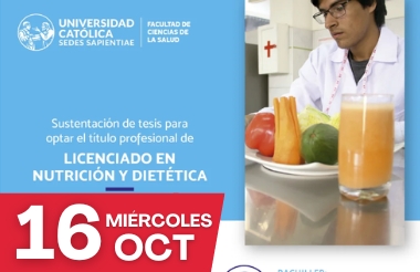 FCS: SUSTENTACIONES DE TESIS: MIÉRCOLES 16 OCTUBRE