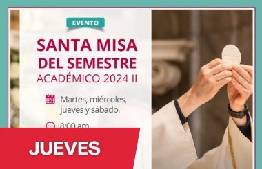 OPU: SANTA MISA SEMESTRE ACADÉMICO