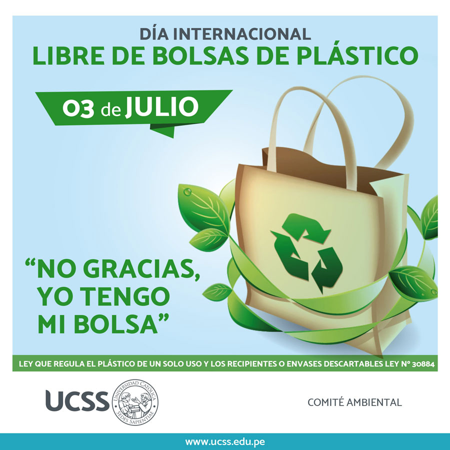 Día Internacional: Libre de bolsas de plástico