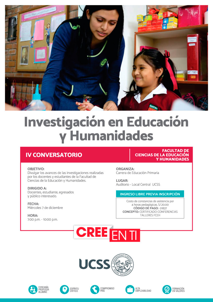 FCEH: Investigación en educación y humanidades