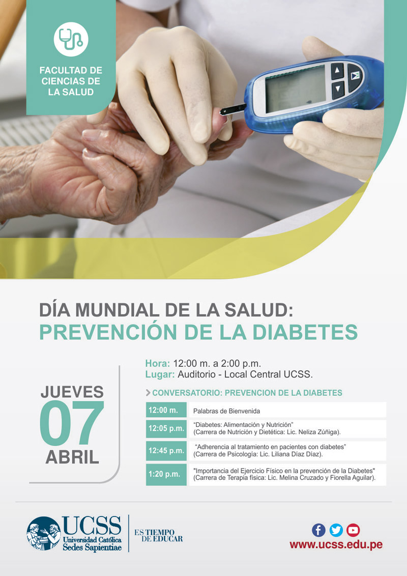 Dia Mundial de la Salud Prevención Diabetes